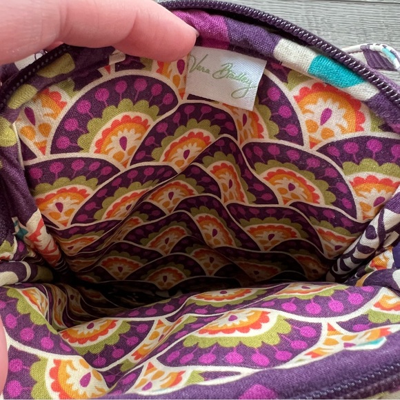 Vera Bradley Plum Crazy Mini Hipster Crossbody - Picture 12 of 14